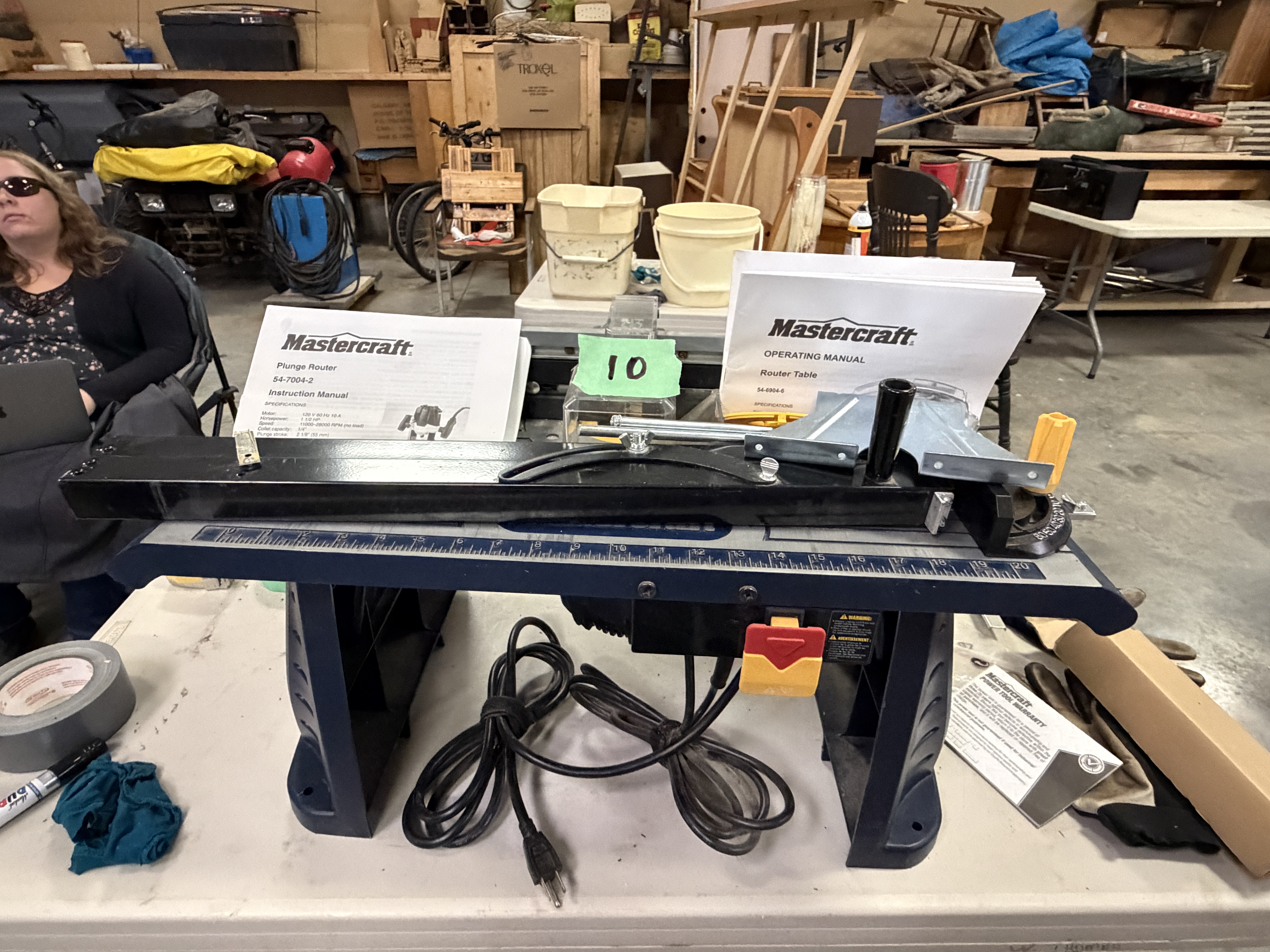 Mastercraft Plunge Router Table Setup