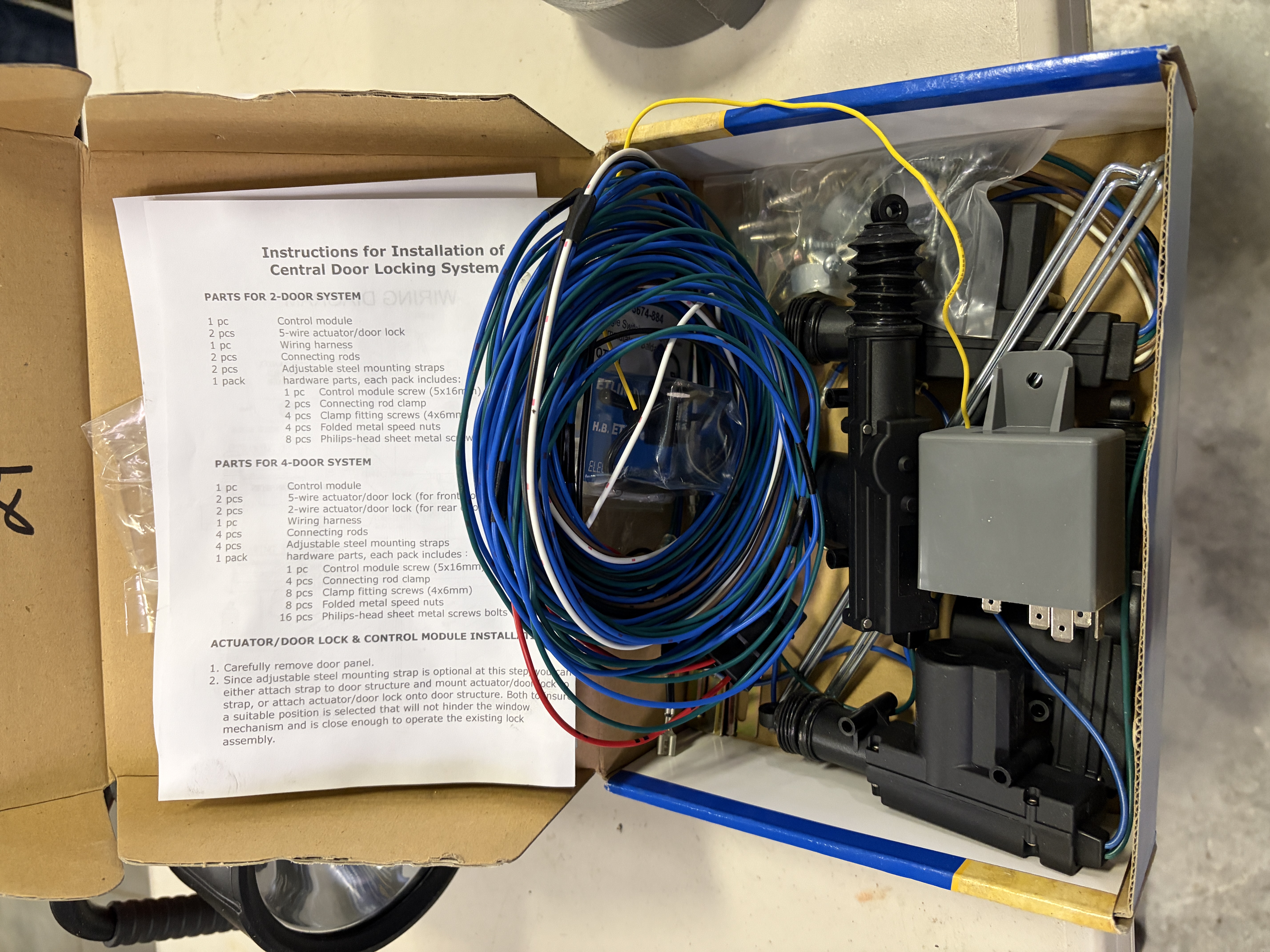 Power Fist Power Door Lock Kit photo a