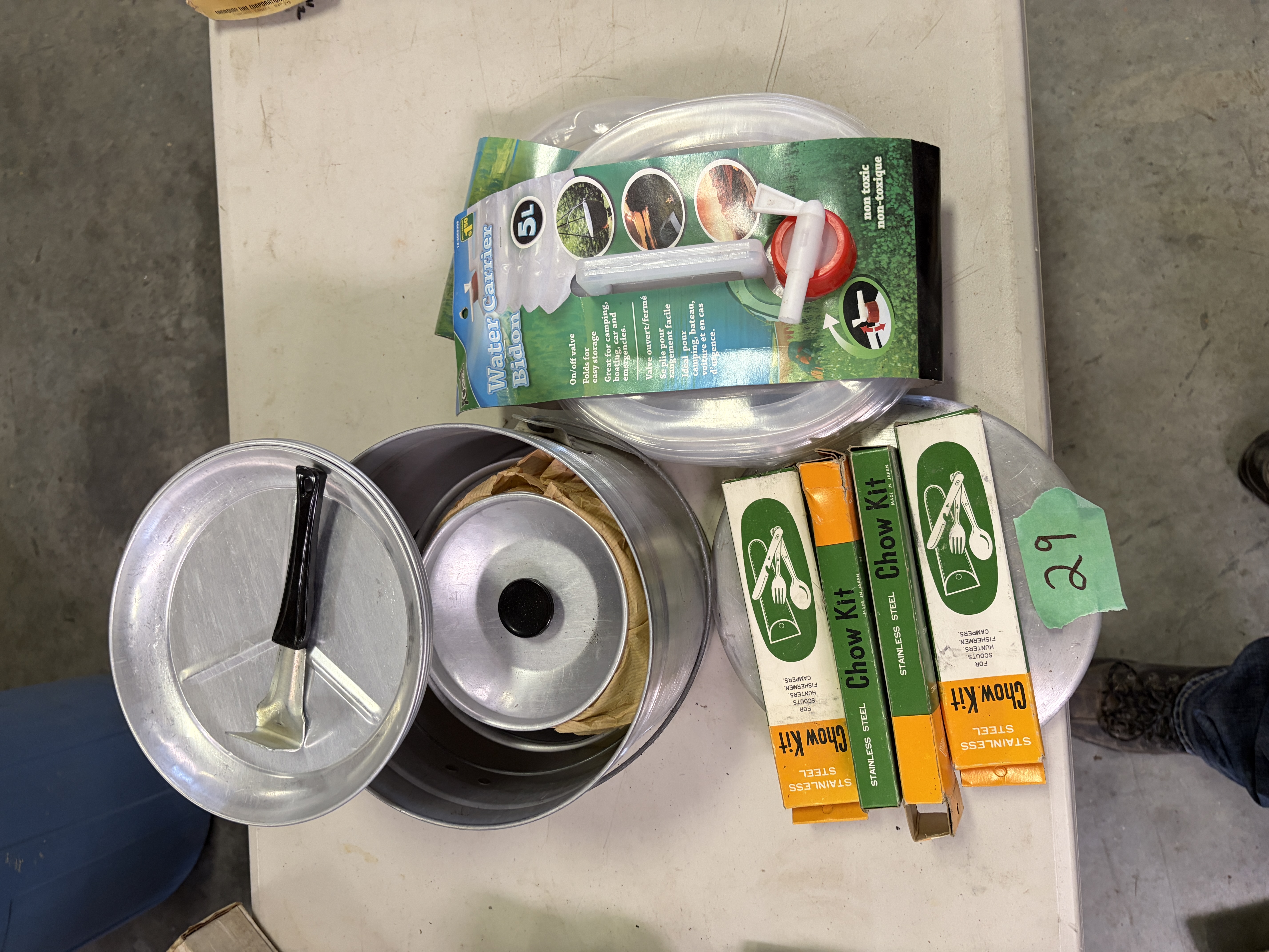 Unbranded Camping Cookware and Water Container Set