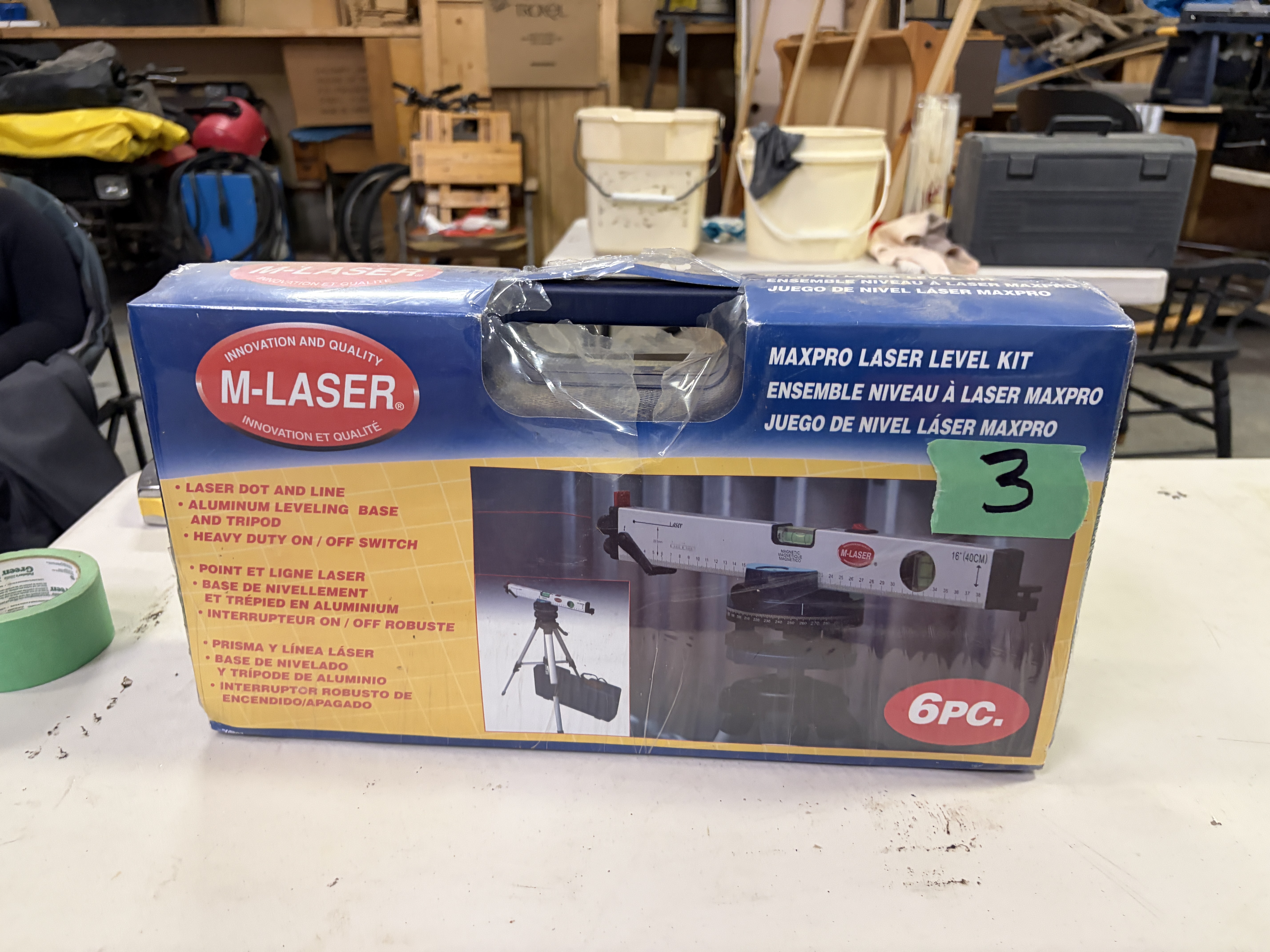 M Laser Max Pro Max Pro Laser Level Kit