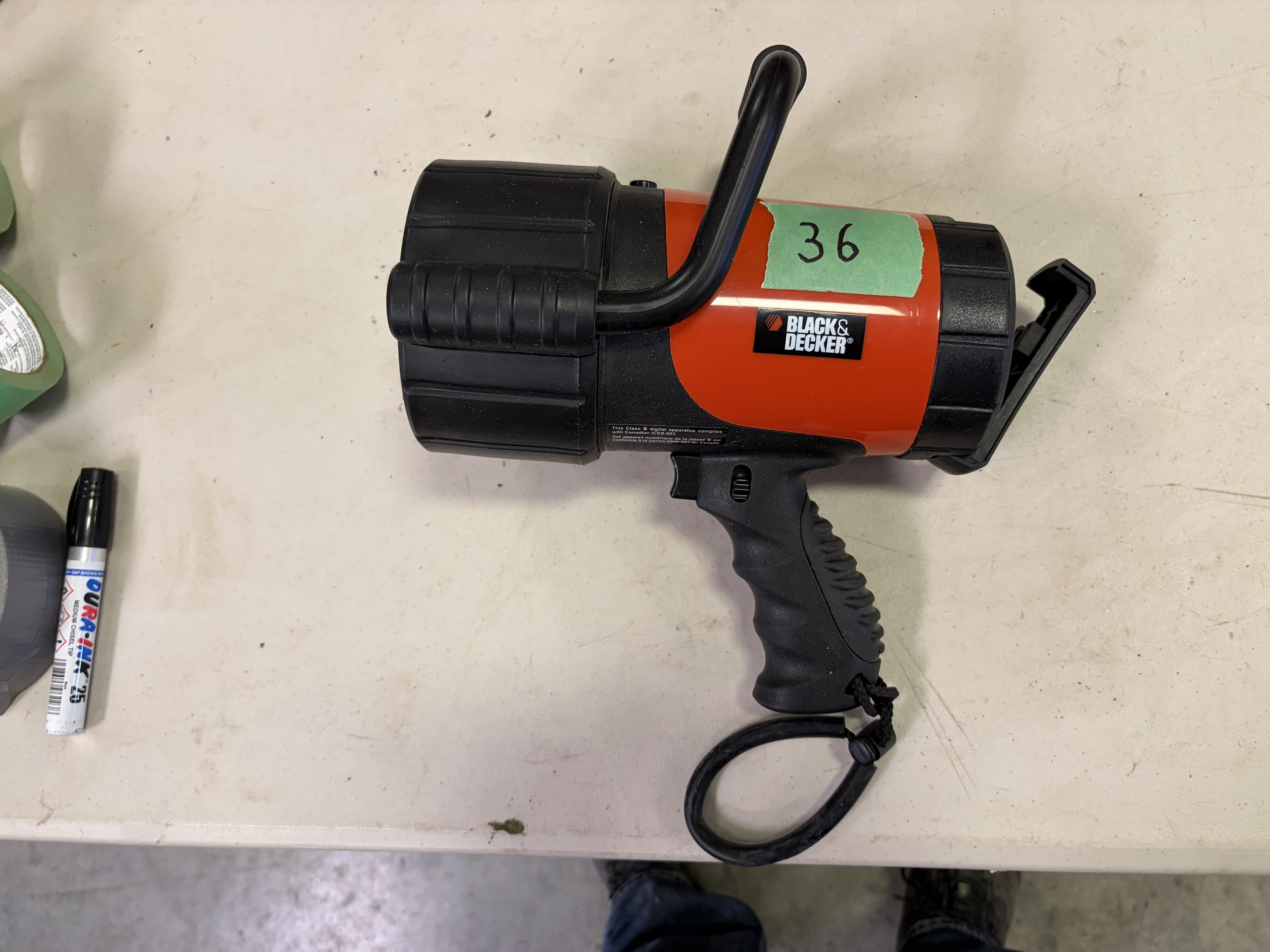 Black & Decker Rechargeable Flashlight