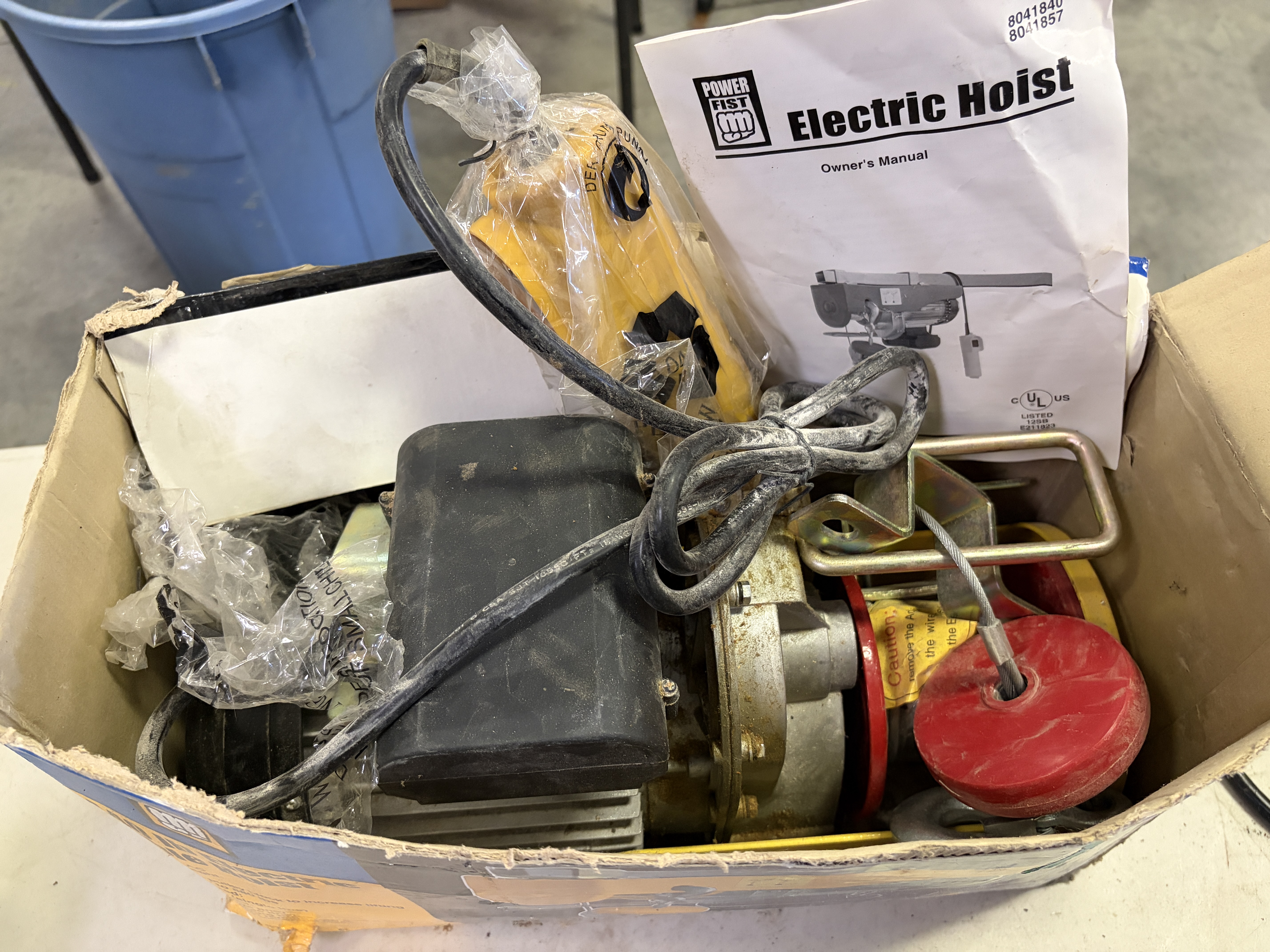 Power Fist Electric Cable Hoist photo b